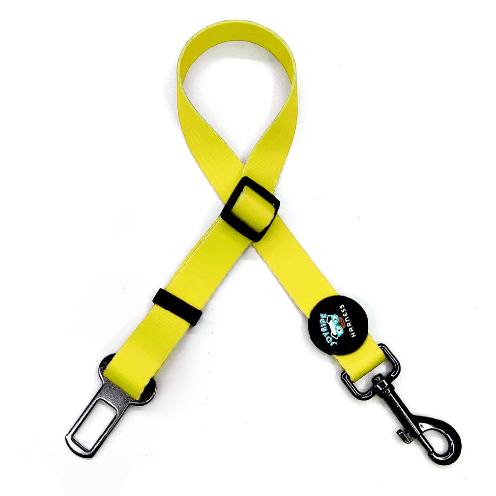 Sunshine Yellow Dog Safety Seat Belt