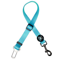 Teal Ocean Dog Safety Seat Belt