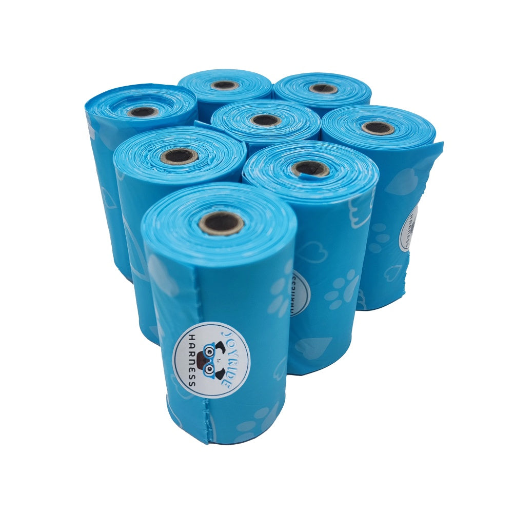 NEW Premium CORNSTARCH Biodegradable Poop Bags - 8 rolls (Leakproof)