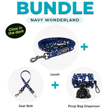 Navy Wonderland Matching Dog Leash | Winter Clearance Accessories Bundle