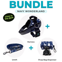 Navy Wonderland Dog Harness 2.0 | Winter Clearance Bundle