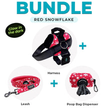 Red Snowflake Dog Harness 2.0 | Winter Clearance Bundle