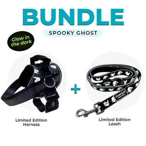 Spooky Ghost Limited Edition Joyride Premium Advanced Dog Harness 2.0 | Bundle