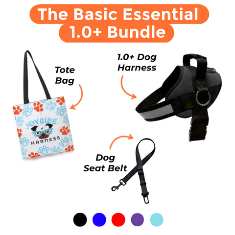 Joyride Basic Essential Dog Harness 1.0+ | Bundle