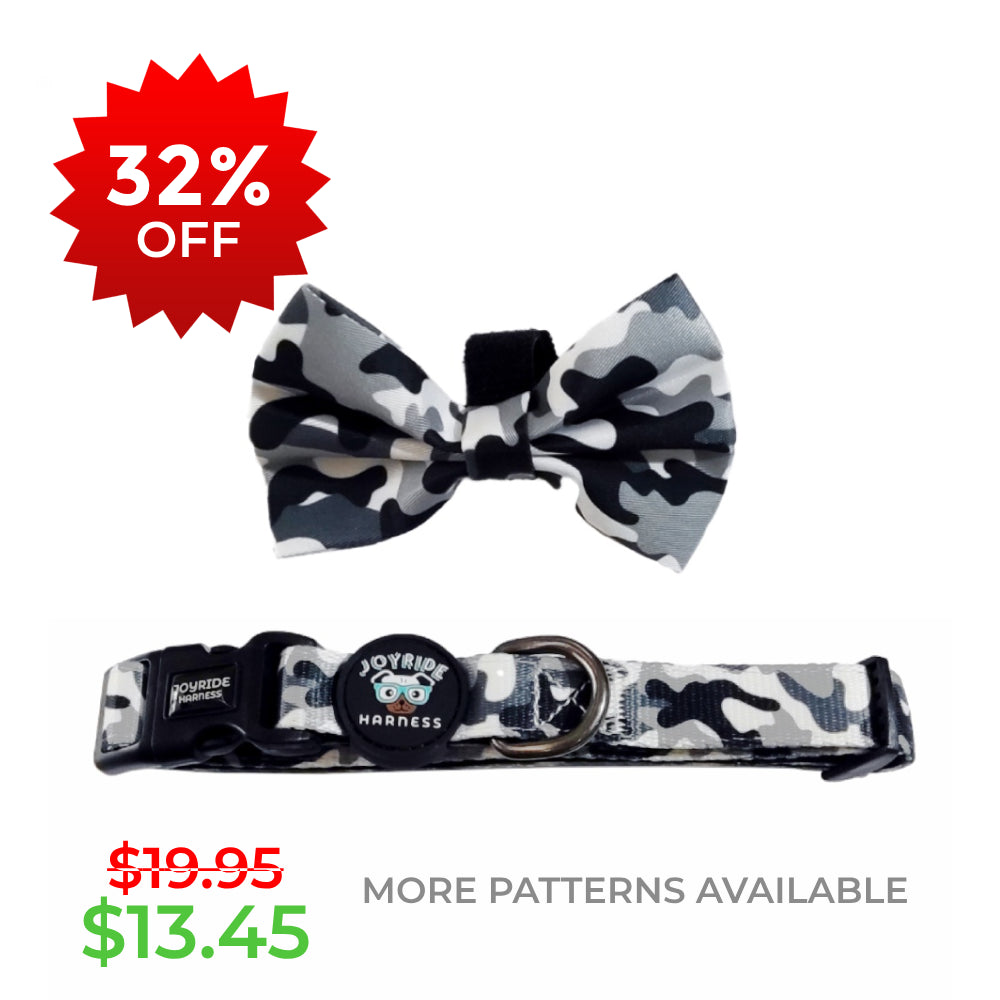 Collar + Free Removable Bowtie (Patterns)