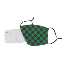 Green Plaid Camo Mask | 15% off