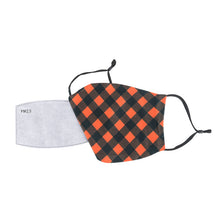 Orange Plaid Mask | 15% off