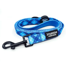 Blue Plaid Matching Dog Leash