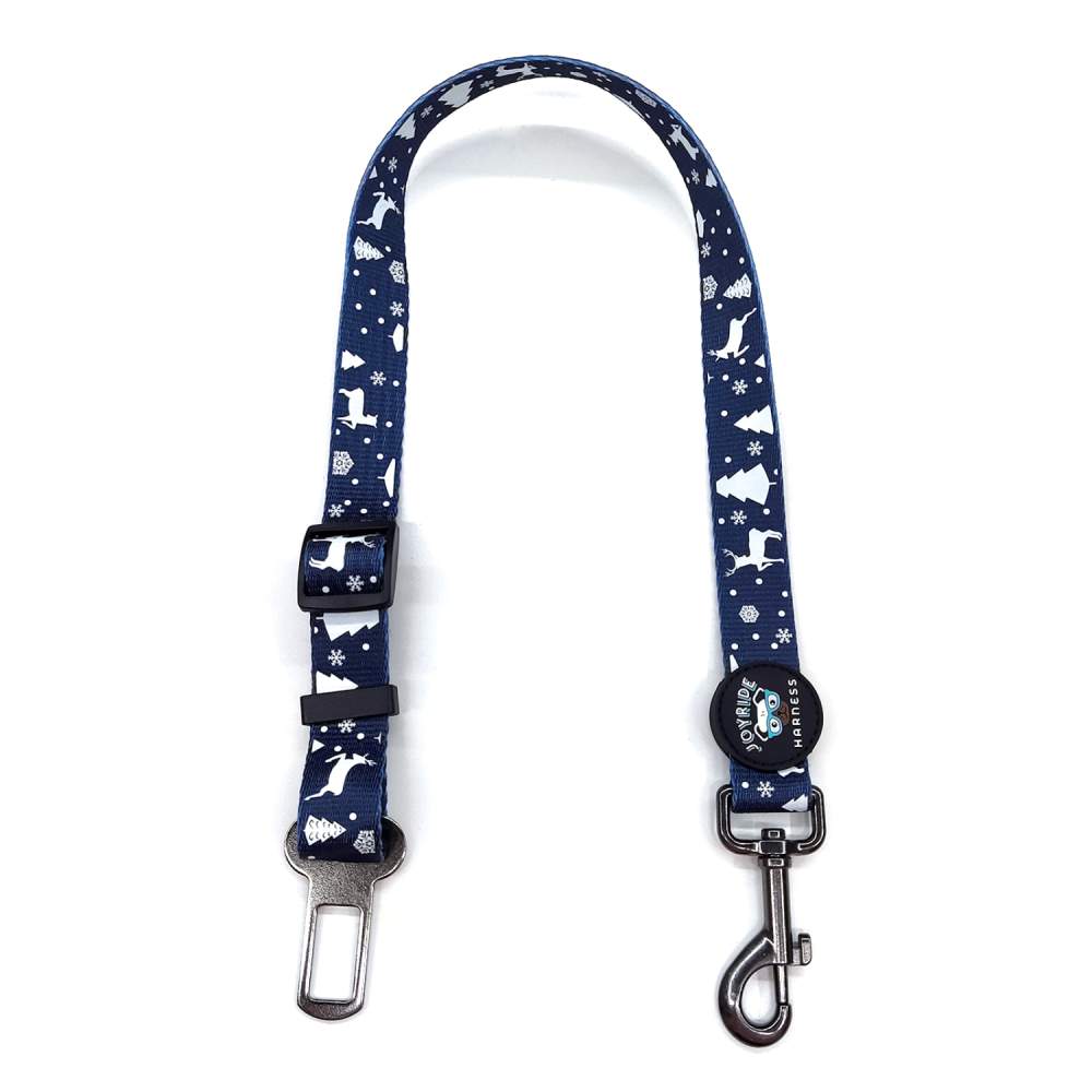 Navy Wonderland Dog Safety Seat Belt