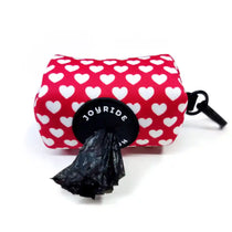 Red Hearts Poop Bag Dispenser