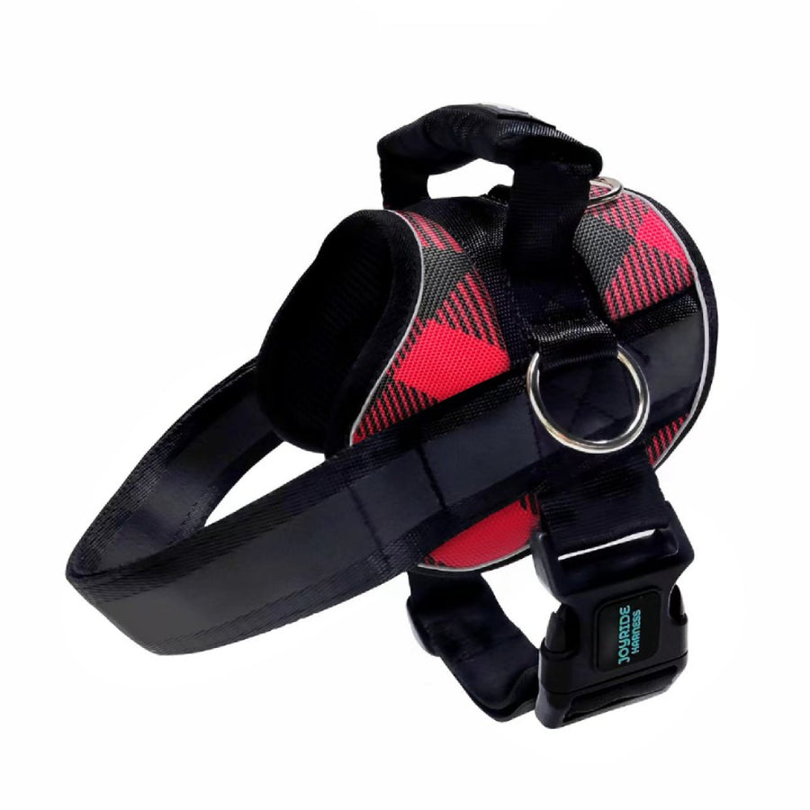 Red Plaid Joyride Premium Advanced Dog Harness 2.0