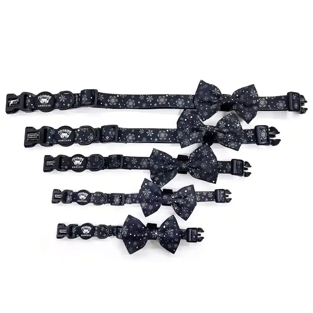 Winter Snowflake Collar ( + free removable bowtie )