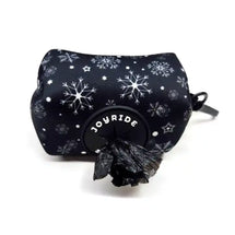 Winter Snowflake Poop Bag Dispenser