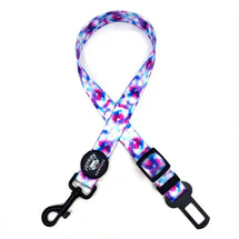 Tie Dye Dog Safety Seat Belt