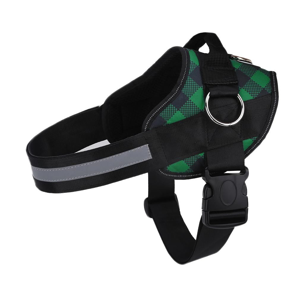 Green Plaid Dog Harness | 15% Off