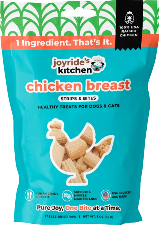 Joyride's Kitchen Premium Chicken Breast Freeze-Dried Raw Dog Treats